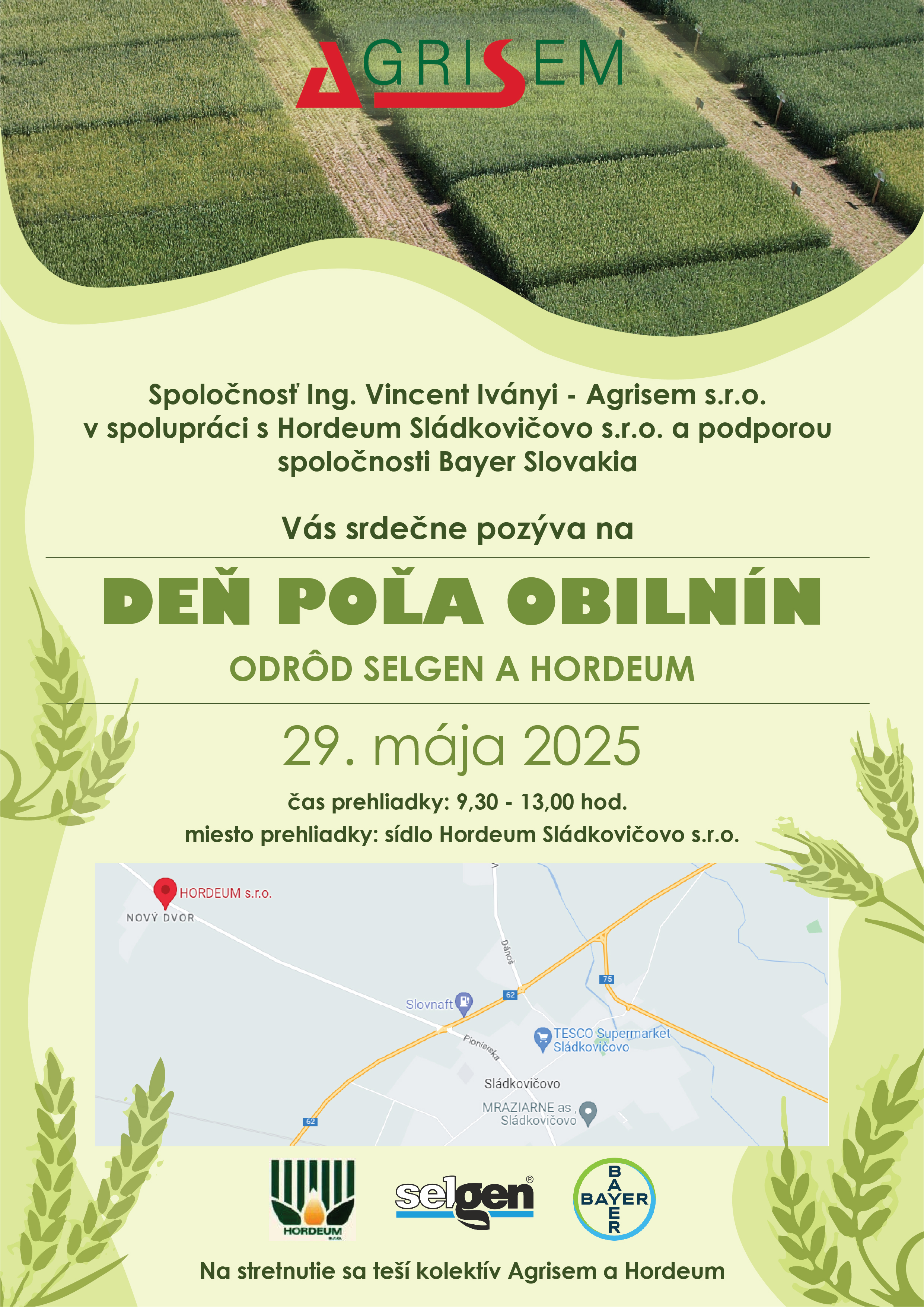 Deň poľa Agrisem 2025